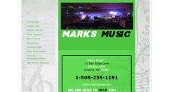 Desktop Screenshot of marksmusic.org