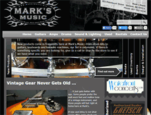 Tablet Screenshot of marksmusic.biz